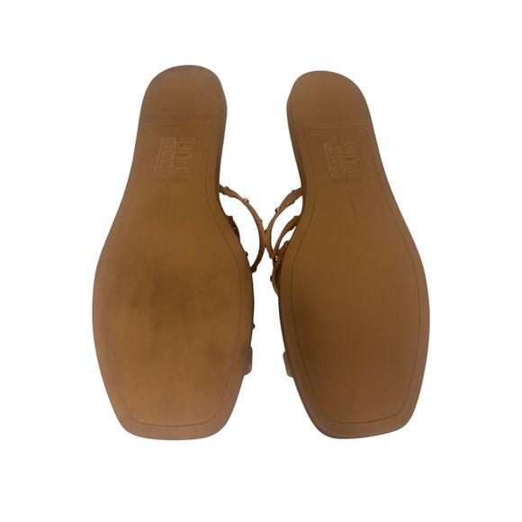 Dolce Vita “Stella” Sandals — Tan w/ Silver Studs, Size 7.5, NIB - Picture 2 of 7